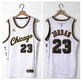 Bulls 23 Michael Jordan White Commemorative Edition Jordan Brand Swingman Jersey,baseball caps,new era cap wholesale,wholesale hats